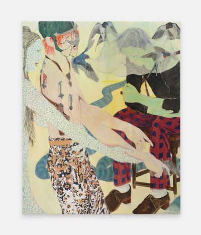 Ding Shilun Paints Lifes Absurdities at Bernheim Gallery
