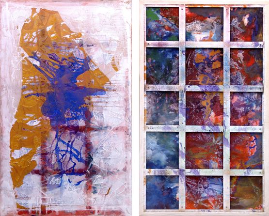 Phigor by Dona Nelson contemporary artwork Painting
