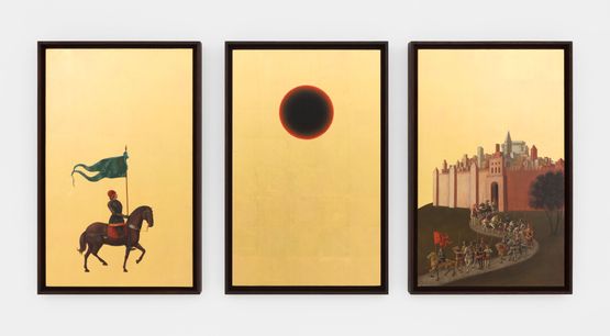 Studies into the Past by Laurent Grasso contemporary artwork Painting