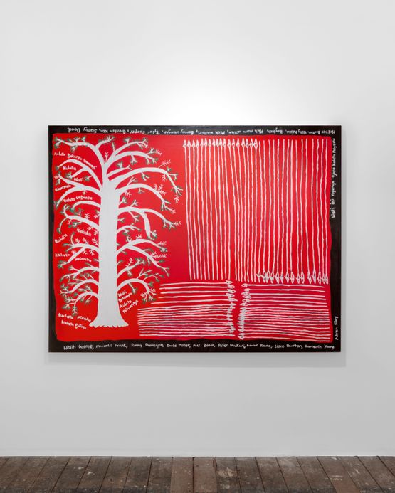 Kulata Tjuta by Frank Young contemporary artwork Painting