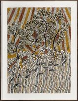 Gathul by Yalmakany Marawili contemporary artwork works on paper