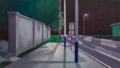 Street at Night by Gao Yuan contemporary artwork Painting