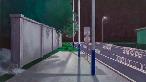 Street at Night by Gao Yuan contemporary artwork Painting