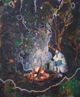 Dark Star by Stephen Pleban contemporary artwork painting works on paper