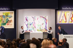 Big Names Back Sothebys 186.1m Evening Sale Hitting Near Top of Estimate