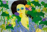 I Think of You by Walasse Ting contemporary artwork painting