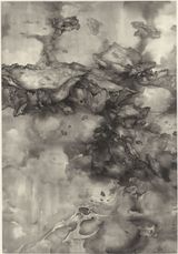 Propitious Rock from Heaven by Tai Xiangzhou contemporary artwork painting works on paper