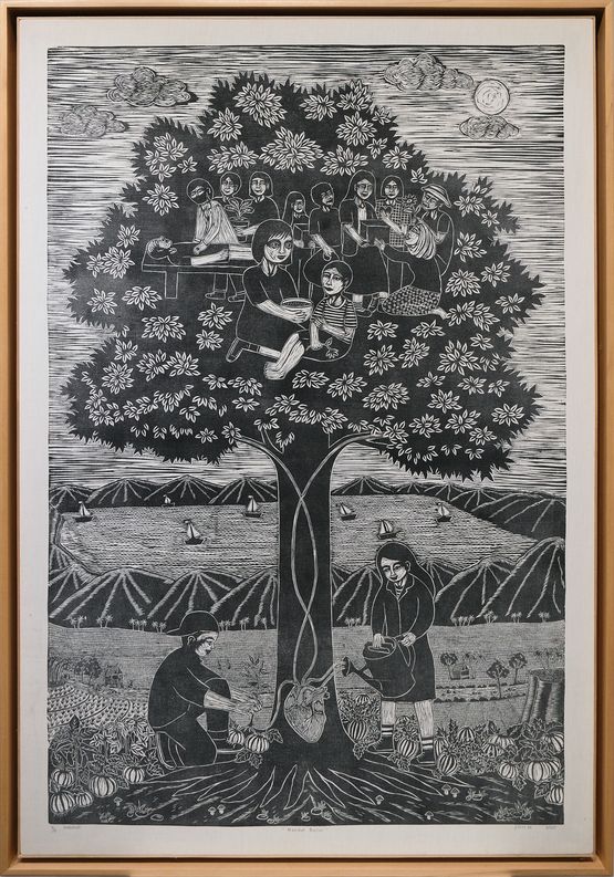 Nandur Dulur by Fitriani Dk contemporary artwork Print