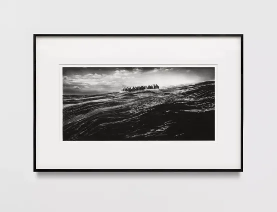 Study of Raft at Sea by Robert Longo contemporary artwork Works on Paper
