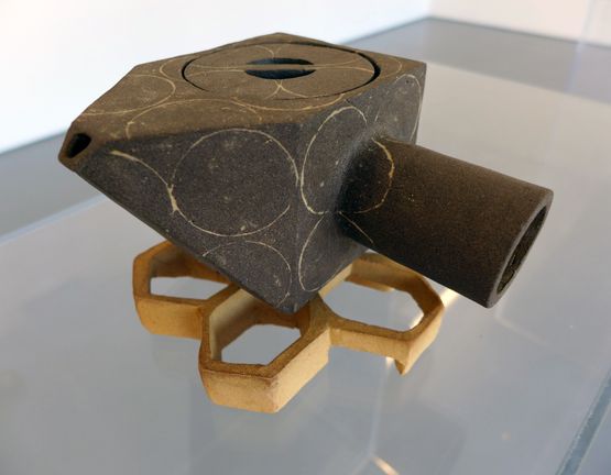Tea Pot by Isobel Thom contemporary artwork Mixed Media