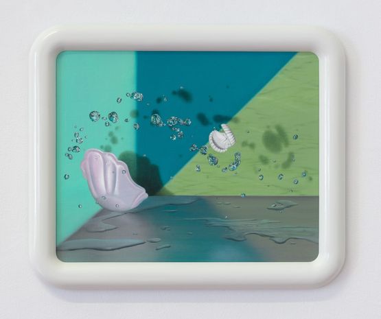 Flying Clams by Emily Hartley-Skudder contemporary artwork Painting