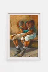 Study for To Know Defeat by Ernie Barnes contemporary artwork painting works on paper