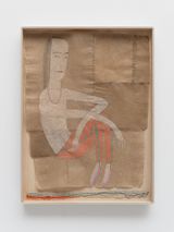 flip-flop by Catharina Van Eetvelde contemporary artwork painting works on paper