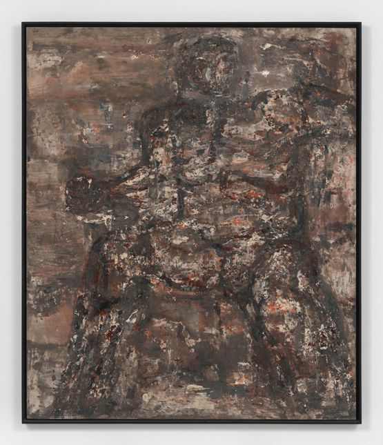 Boxer I by Leon Golub contemporary artwork Painting