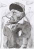 Study for Untitled by Adrian Ghenie contemporary artwork Works on Paper