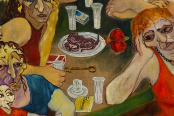 Contemporary art exhibition Alexandra Christou Taverna at Sadie Coles HQ Bury Street London United Kingdom