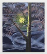 Moon Yellow Moon Crazy 8s 2023 by Ann Craven contemporary artwork painting