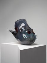 Helmet cd  by Ali Kaaf contemporary artwork sculpture
