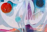 Always Venus Never Mars by Carrie Moyer contemporary artwork painting