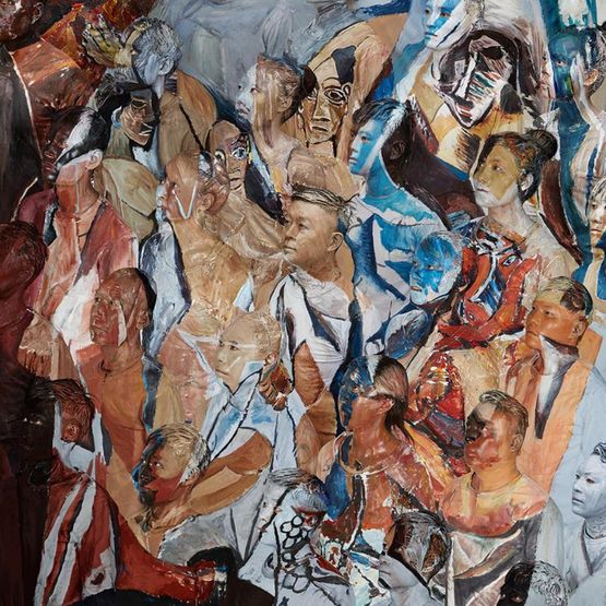 Les Demoiselles dAvignon by Liu Bolin contemporary artwork Photography