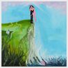 The slower the kiss the faster the heartbeat by Oh De Laval contemporary artwork Painting