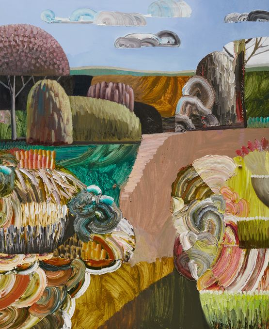 The Worm by Guy Maestri contemporary artwork Painting