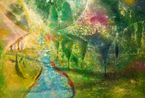 The Dream Continues by Karen Shiozawa contemporary artwork Painting
