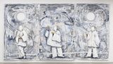 See no evil hear no evil speak no evil by Laith Mcgregor contemporary artwork painting