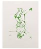 Serpentine Green by Georg Baselitz contemporary artwork Print