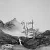 Time Immemorial - The Slope 4-5 by Yang Yongliang contemporary artwork Print
