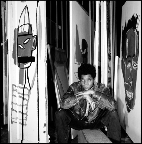 Basquiat by David Bailey contemporary artwork Works on Paper