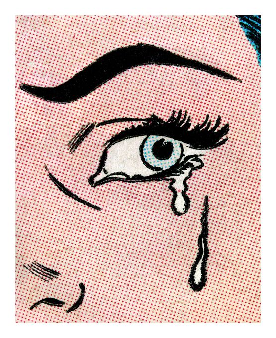 Woman Crying Comic 33 by Anne Collier contemporary artwork Photography