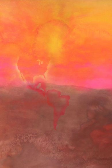 Frank Bowling's Alchemical Paintings at Hauser & Wirth