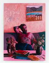 Standing on the Shoulders of Giants by Billy Bain contemporary artwork painting
