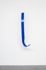 Brushstroke 1 bleu by Bertrand Lavier contemporary artwork painting