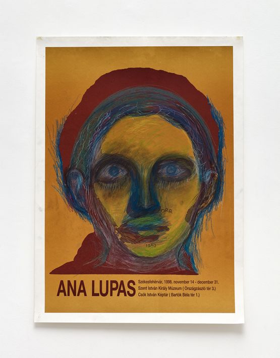 Self-portrait by Ana Lupas contemporary artwork Works on Paper