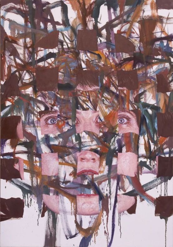 Untitled Rust Colored Hair by Jim Shaw contemporary artwork Painting