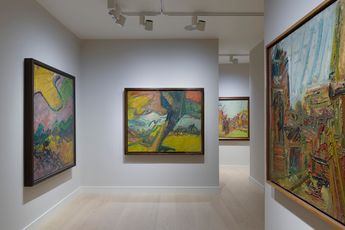 Contemporary art exhibition Frank Auerbach Portraits of London Francis Outred  Offer Waterman at Offer Waterman London United Kingdom