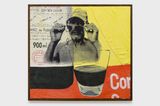 Roleiro Cidinho and the brandy sail Alagoan jangada sailors series by Jonathas De Andrade contemporary artwork painting print textile