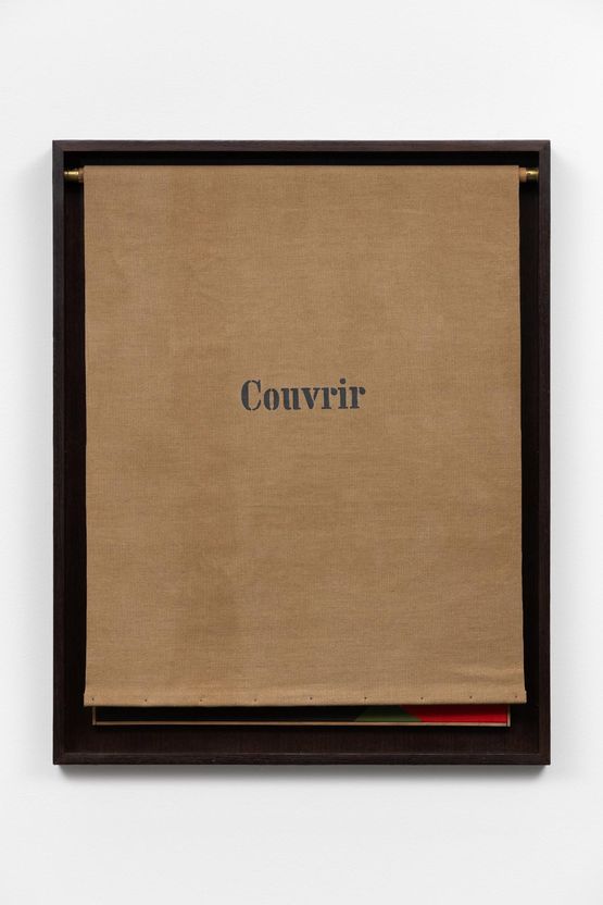Couvrir by Ryan Gander contemporary artwork Painting
