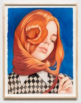 Otilia by Angeles Agrela contemporary artwork drawing painting works on paper