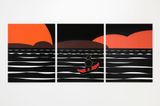 Red Sun by Jiang Li contemporary artwork painting
