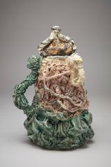 Green Folds by Nichola Shanley contemporary artwork sculpture