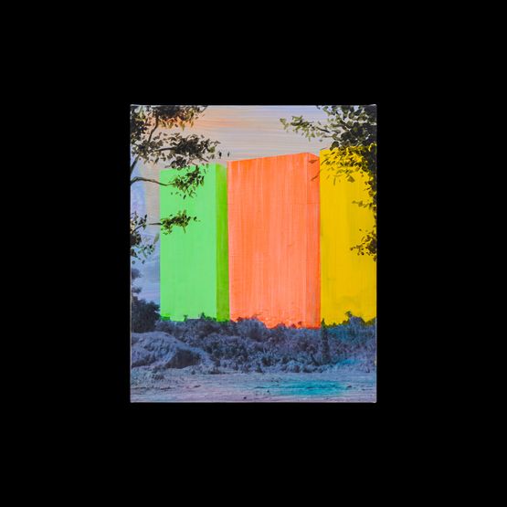 The View When You Face West by Zean Cabangis contemporary artwork Painting