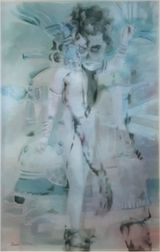La Diosa by Sandra Del Pilar contemporary artwork painting