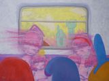 Carriage No. 10 by Yeo Kaa contemporary artwork painting