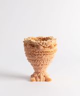 Tangerine Chalice by Ebony Russell contemporary artwork sculpture