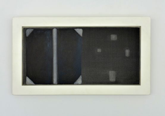 Showing an astronomy book the night sky by Patrick Pound contemporary artwork Painting