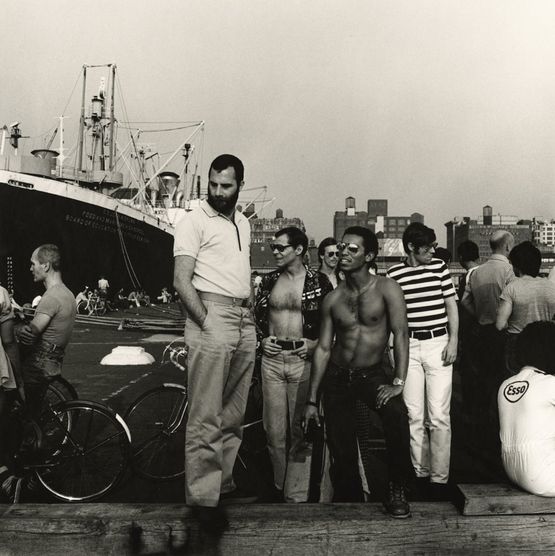 Christopher Street Pier 4 by Peter Hujar contemporary artwork Photography