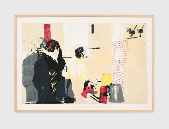 Scenes from a Marriage by Mamma Andersson contemporary artwork Works on Paper